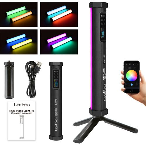  LituFoto RGB Video Light R6