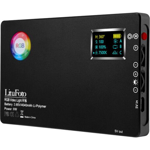  LituFoto R16 RGB Video Light