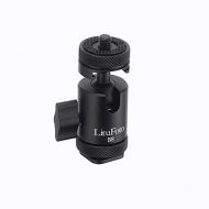 LituFoto B8 Camera Tripod Ball Head with 1/4 Hotshoe Mount AdapterMetal Professional Panoramic Ballhead 360° Pan 90° Tilt for DSLR Mirrorless Camera/Light Stand/Video Camcorder/Pho