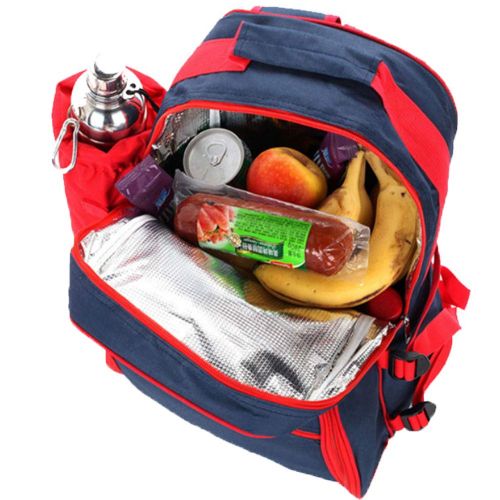  Liubingbing123 liubingbing123 Kitchen Supreme Picnic Backpack | Camping Four-Piece Set | Large Insulated Refrigerator, Waterproof Wool Blanket, Outdoor Multi-Purpose Picnic Backpack