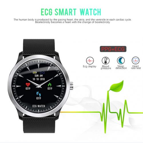  Liuxiong Waterproof Smart Watches,Fitness Tracker Sport Heart Rate Blood Pressure Monitor/GPS/Pedometer/Calorie/Counter/Bluetooth Woman Men Compatible for iOS/Android,Silver