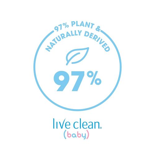  Live Clean Baby Gentle Moisture Tearless Shampoo & Wash, Baby Soap, 300 mL