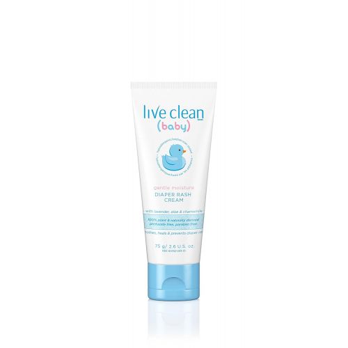  Live Clean Baby Gentle Moisture Diaper Rash Cream, 2.6 oz.