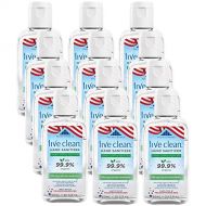 Live Clean Hand Sanitizer with Aloe, 2 Oz (Pack of 12)