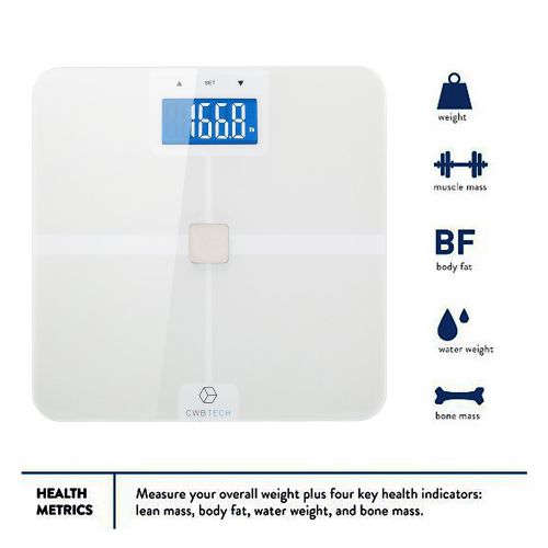  Live Life Digital Body Bath Scale - Measures Weight, Fat, Muscle, Bone