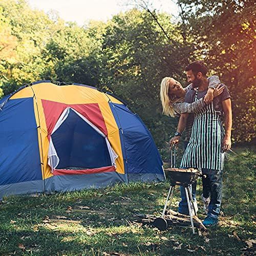  Livebest 8 Person Dome Tent Easy Set Up Family Camping Tent with Portable Bag for Hiking Traveling