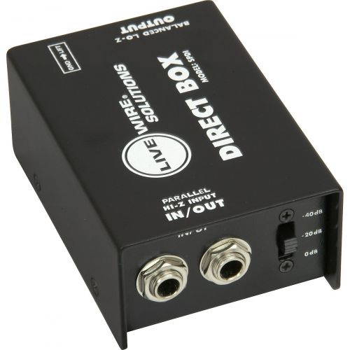  Livewire SPDI Passive Direct Box With Attenuation Pad