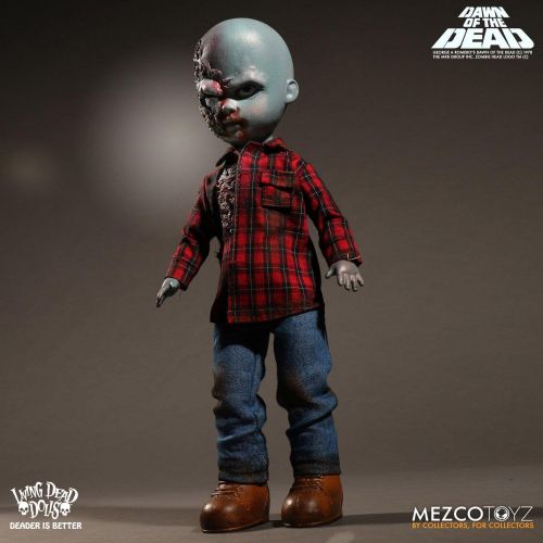  Mezco Living Dead Dolls Dawn of the Dead Plaid Shirt Zombie 10-Inch Doll