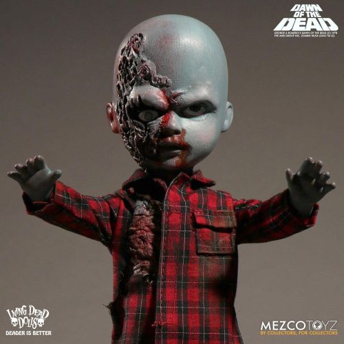  Mezco Living Dead Dolls Dawn of the Dead Plaid Shirt Zombie 10-Inch Doll