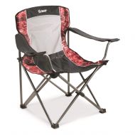 LivingXL Guide Gear Oversized Quad Camping Chair, 500-lb. Capacity, Mossy Oak Elements Agua