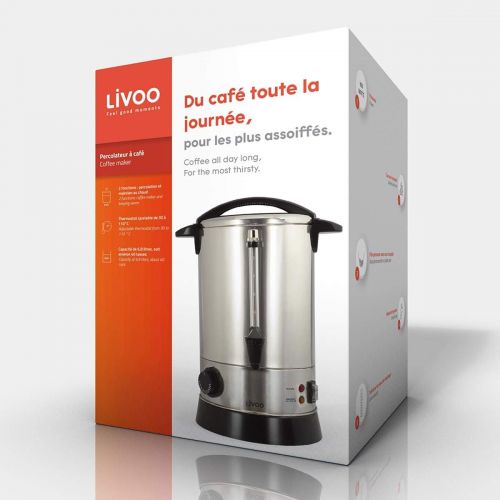  [아마존베스트]LIVOO Coffee Percolator, 950 W, 6.8 Litres