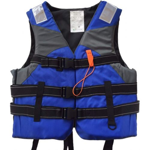  Lixada Life Jacket Vest Flotation Device Life Vest with High Visibility Reflective Threading and Panels Emergency Whistle for Fishing Boating Kayaking Sailing