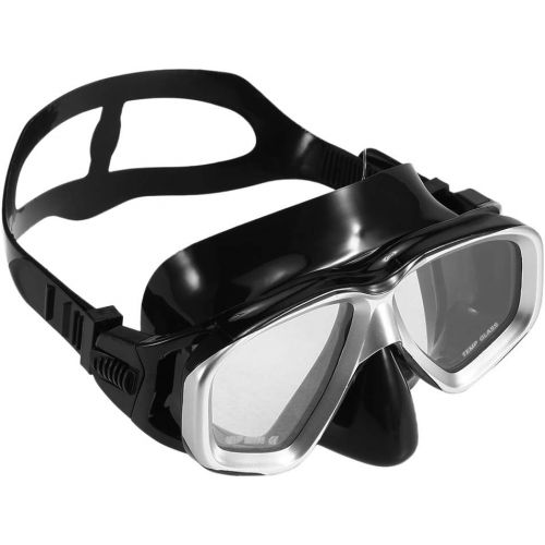  Lixada Schnorchelset Erwachsene Maske Anti-Fog Schutzbrille Eingestellt Gehartetes Glas Brille fuer Manner Frauen