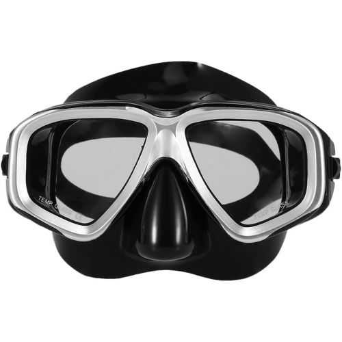  Lixada Schnorchelset Erwachsene Maske Anti-Fog Schutzbrille Eingestellt Gehartetes Glas Brille fuer Manner Frauen