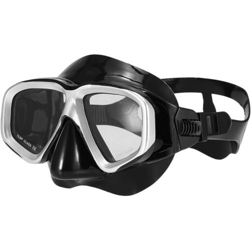  Lixada Schnorchelset Erwachsene Maske Anti-Fog Schutzbrille Eingestellt Gehartetes Glas Brille fuer Manner Frauen