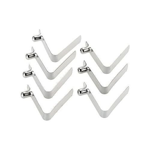  Lixada 6 stuecke Kajak Paddel Fruehling Clips Zeltstange Clips Druckknopf Fruehling Snap Clip Locking Rohr Pin.