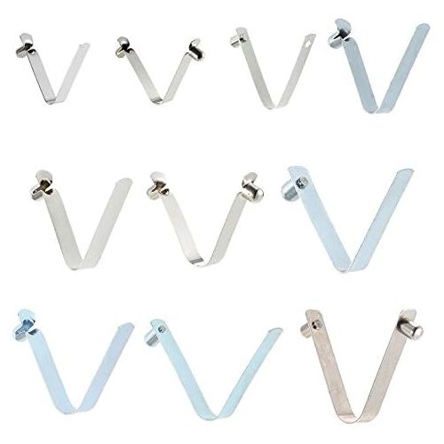  Lixada 6 stuecke Kajak Paddel Fruehling Clips Zeltstange Clips Druckknopf Fruehling Snap Clip Locking Rohr Pin.