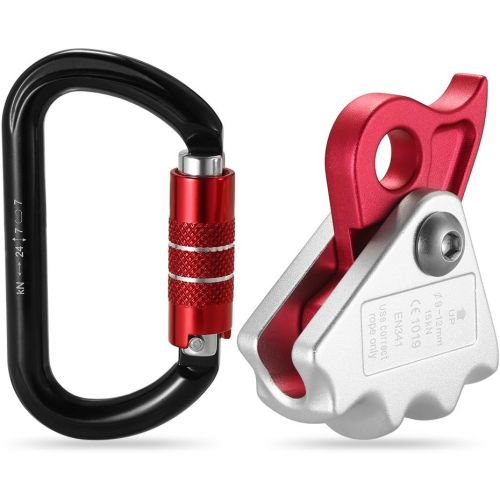  [아마존베스트]Lixada Climbing Pulley Rigging Rope Grab Rock Fall Protection Safety Clip -Single Pulley & Twin Sheave Pulley Rescue Pulley for Training Protection Rescue Climbing Rigging Rescue