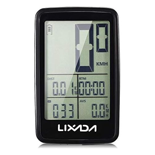  [아마존베스트]Lixada Wireless Bike Computer USB Rechargeable Wireless Bicycle Cycling Computer Bicycle Speedometer Odometer