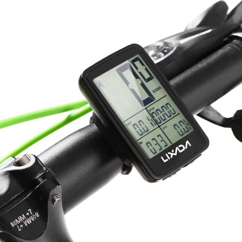  [아마존베스트]Lixada Wireless Bike Computer USB Rechargeable Wireless Bicycle Cycling Computer Bicycle Speedometer Odometer