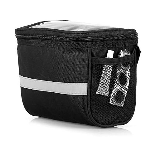  [아마존 핫딜]  [아마존핫딜]Lixada Fahrradkorb Vorne/Lenkertasche Faltbare Abnehmbare wasserdichte Fahrrad Gepacktrager Korb Pet Carrier Frame Bag