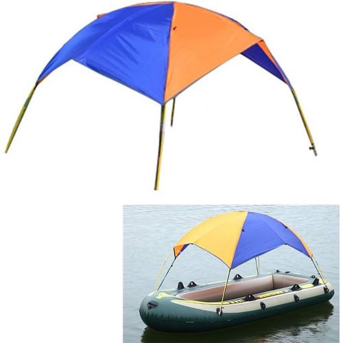  Lixada Inflatable Kayak Awning Canopy 2/3/4 Person Boat Sun Shade Shelter for Kayak Boat Canoe