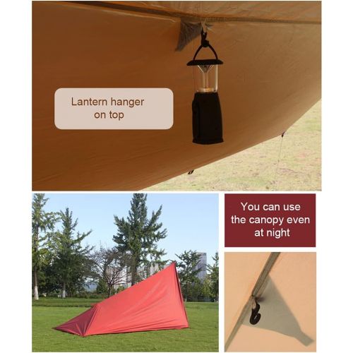  Lixada 3x2.1m Awning Waterproof Tarp Tent Shade Folding Camping Canopy Ultralight Beach Sun Shelter