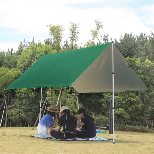  Lixada 3x2.1m Awning Waterproof Tarp Tent Shade Folding Camping Canopy Ultralight Beach Sun Shelter