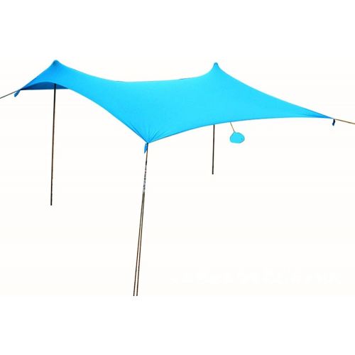  Lixada Beach Tent Sun Shelter Family Beach Tent with Sandbags Pop Up Beach Sunshade with Carrying Bag for Camping Fishing Hiking Backyard Beach Park