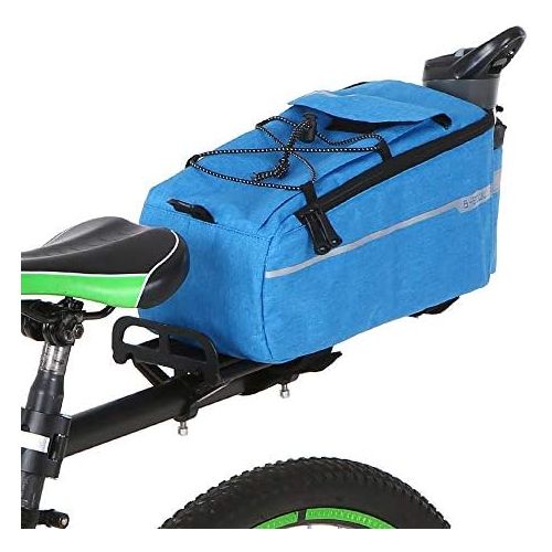  Lixada Insulated Bag for Warm/Cool Items, Bicycle Rear Rack Storage Luggage, Bicycle Seat Multifunctional Insulated Trunk Cooler Bag, Shoulder Bag, 11.4 6.3 6.7in