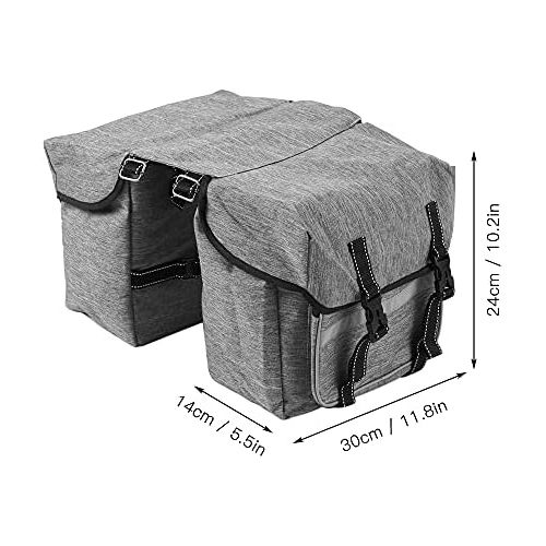  Lixada Bike Bag Bicycle Panniers Bag Large Capacity Waterproof Bicycle Rear Seat Bag Bike Cargo Bag MTB Bike Storage Bag