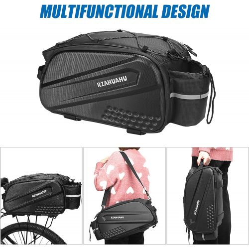  Lixada Bike Rack Bag Waterproof Cycling Bike Rear Seat Bag Bike Trunk Cargo Pack Road MTB Road Bike Carrier Bag Pannier Handbag