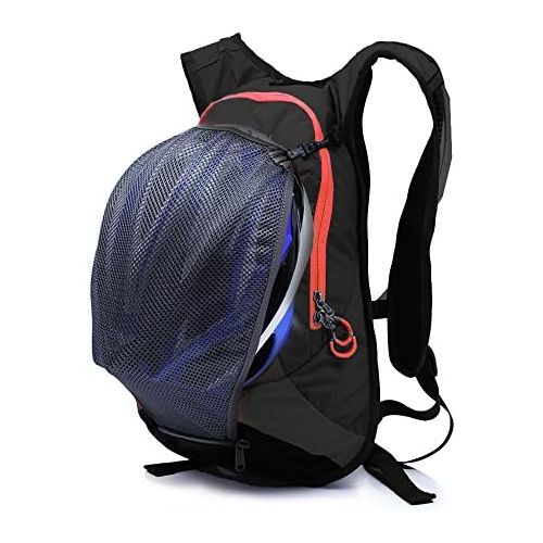  Lixada Bike Backpack,15L Bicycle Shoulder Backpack Waterproof Breathable Rucksack with Rain Cover