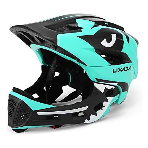  Lixada Kids Bike Helmet,Adjustable Detachable Full Face Helmet for Cycling Helmet for 3-15 Years Children Bicycle, Skateboard, Scooter, Rollerblading,Protective Gear (20.5-22 Inche