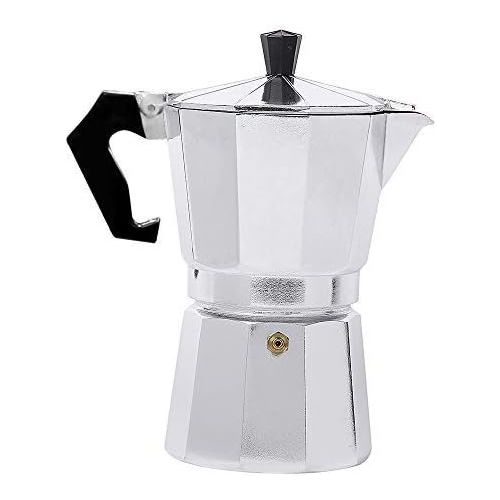  Lixada Coffee Percolator Aluminium Coffee Maker for Outdoor Home Office(50/150/300/450/600ML)