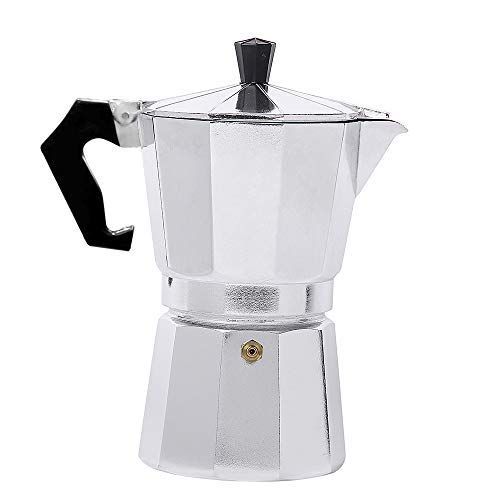  Lixada Coffee Percolator Aluminium Coffee Maker for Outdoor Home Office(50/150/300/450/600ML)