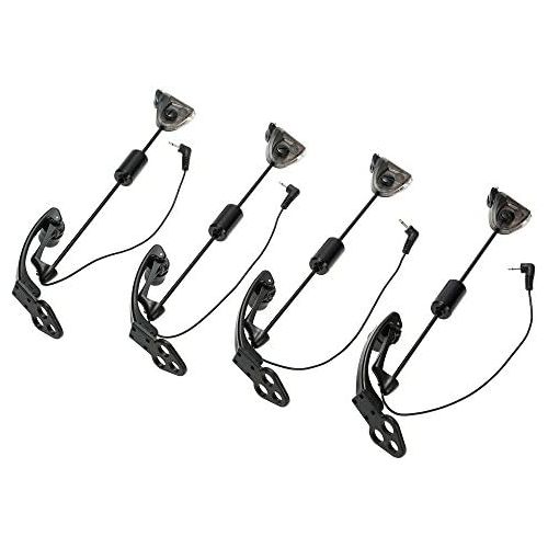  [아마존베스트]Lixada LED Fishing Swinger Bite Alarm, Set of 4