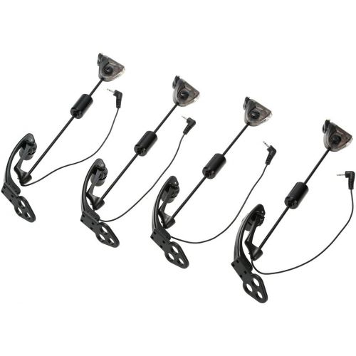  [아마존베스트]Lixada LED Fishing Swinger Bite Alarm, Set of 4