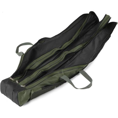  [아마존베스트]Lixada Fishing Bag, 130 cm / 150 cm, Three Layers, Portable, Folding, Fishing, Rod, Tool, Carry, Carrier, Travel Bag