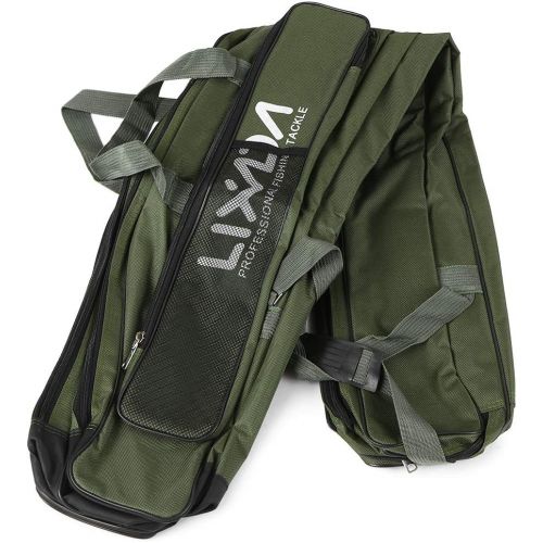  [아마존베스트]Lixada Fishing Bag, 130 cm / 150 cm, Three Layers, Portable, Folding, Fishing, Rod, Tool, Carry, Carrier, Travel Bag