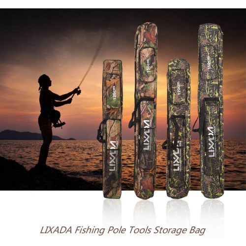  [아마존베스트]Lixada Fishing Bag Double Layer Large Capacity Fishing Tackle Bag 120/150 cm