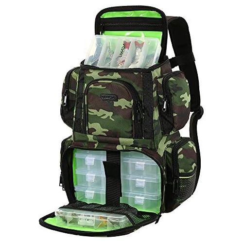  [아마존베스트]Lixada Fishing Bag, Fishing Lure Box Storage Bag with 4 Tackle Boxes