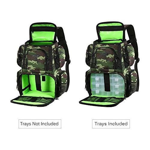  [아마존베스트]Lixada Fishing Bag, Fishing Lure Box Storage Bag with 4 Tackle Boxes