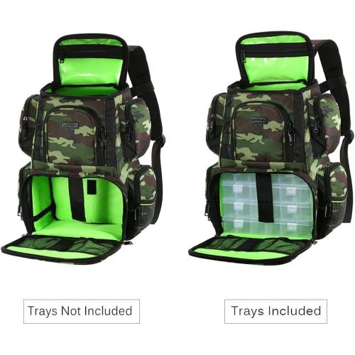  [아마존베스트]Lixada Fishing Bag, Fishing Lure Box Storage Bag with 4 Tackle Boxes