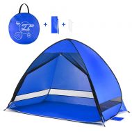 Lixada1 Pop Up Beach Tent Sun Shelter Sun Shade Instant Tent for Beach with Carrying Bag, 4 Peg, Anti UV for Fishing Hiking Camping