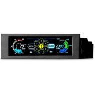 Liyhh liyhh Drive Bay PC Speed Controller LCD Front Panel for Desktop CPU Fan Cooler