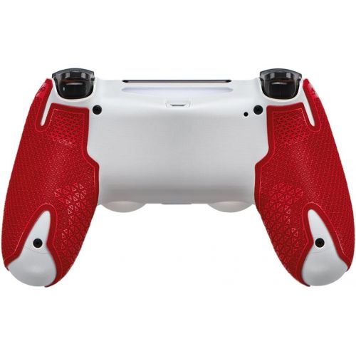  [아마존베스트]Lizard Skins DSP Controller Grip for PS4 Controllers  PS4 Gaming Grip - Playstation 4 Compatible Grip 0.5mm Thickness - PRE Cut Pieces - Easy to Install  10 Colors (Crimson Red)