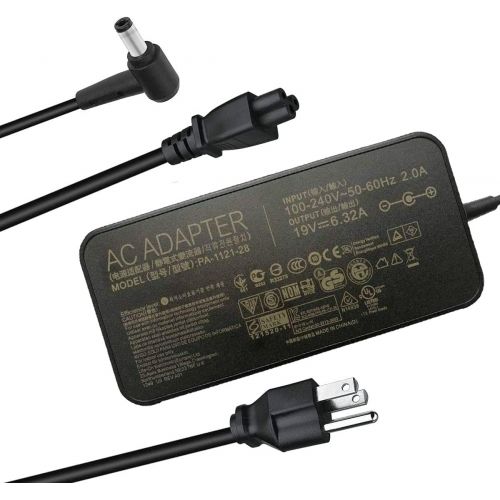  Llamatec New 19V 6.32A 120W Charger for Asus FX504 UX510UW N56J N56VM N56VZ N750 Laptop Adapter AC Power