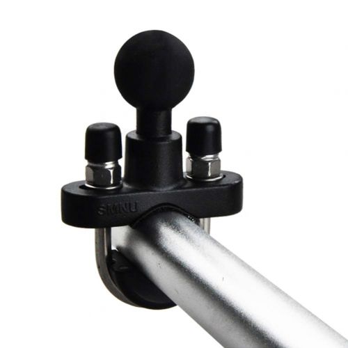  Ller76 ller76 U Shaped Rust Proof Sturdy Motorcycle Handle Holder Extensive Use Mobile Phone Navigation Fixing Tool(Black)