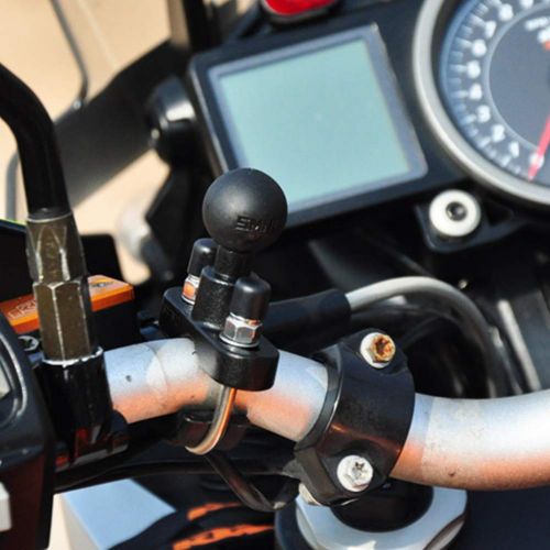  Ller76 ller76 U Shaped Rust Proof Sturdy Motorcycle Handle Holder Extensive Use Mobile Phone Navigation Fixing Tool(Black)